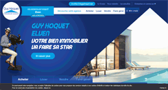 Desktop Screenshot of guyhoquet-immobilier-elven.com